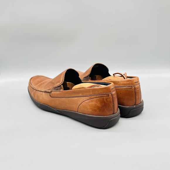 Cole Haan Shoes Mens 9.5 Brown Leather Grand OS Slip On Loafers Casual Comfort main image 9